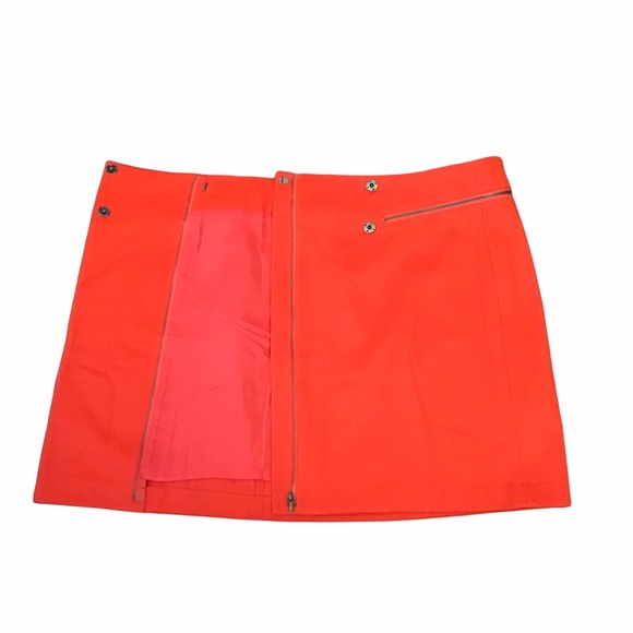 Tory Burch 2 Rosin 100% Brushed Wool Skirt - Picture 3 of 7